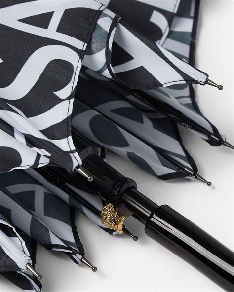 ombrello versace|Versace Allover Umbrella Black .